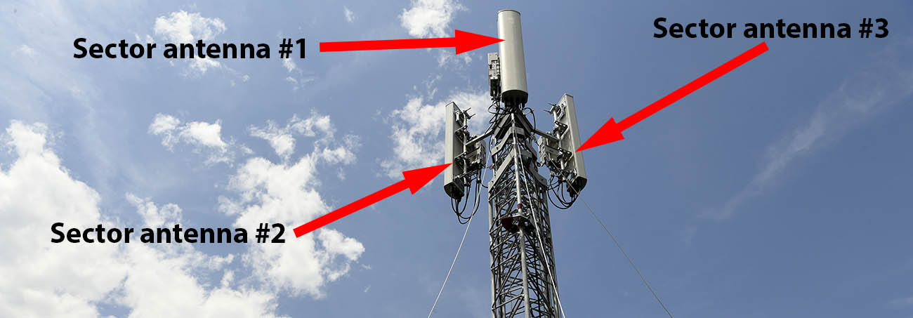 DISH Network's COW, or Cell On Wheels, towers.